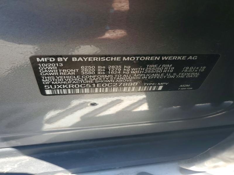 Aukcja sprzedaży 2014 Bmw X5, vin: 5UXKR0C51E0C27888, numer aukcji: 53182466
