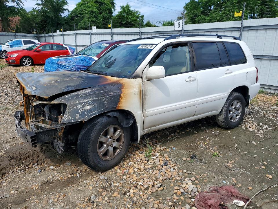 2005 Toyota Highlander მანქანა იყიდება აუქციონზე, vin: JTEDP21A050050187, აუქციონის ნომერი: 54841246