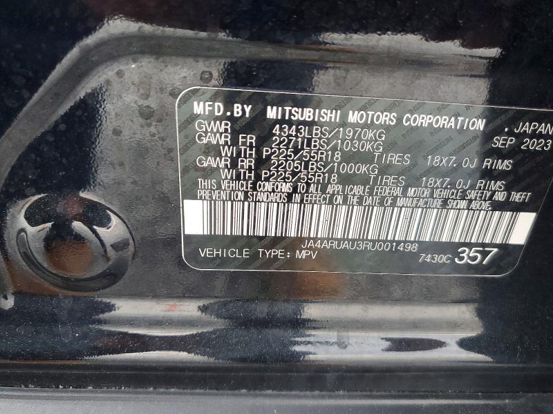 Aukcja sprzedaży 2024 Mitsubishi Outlander Sport, vin: JA4ARUAU3RU001498, numer aukcji: 53893176
