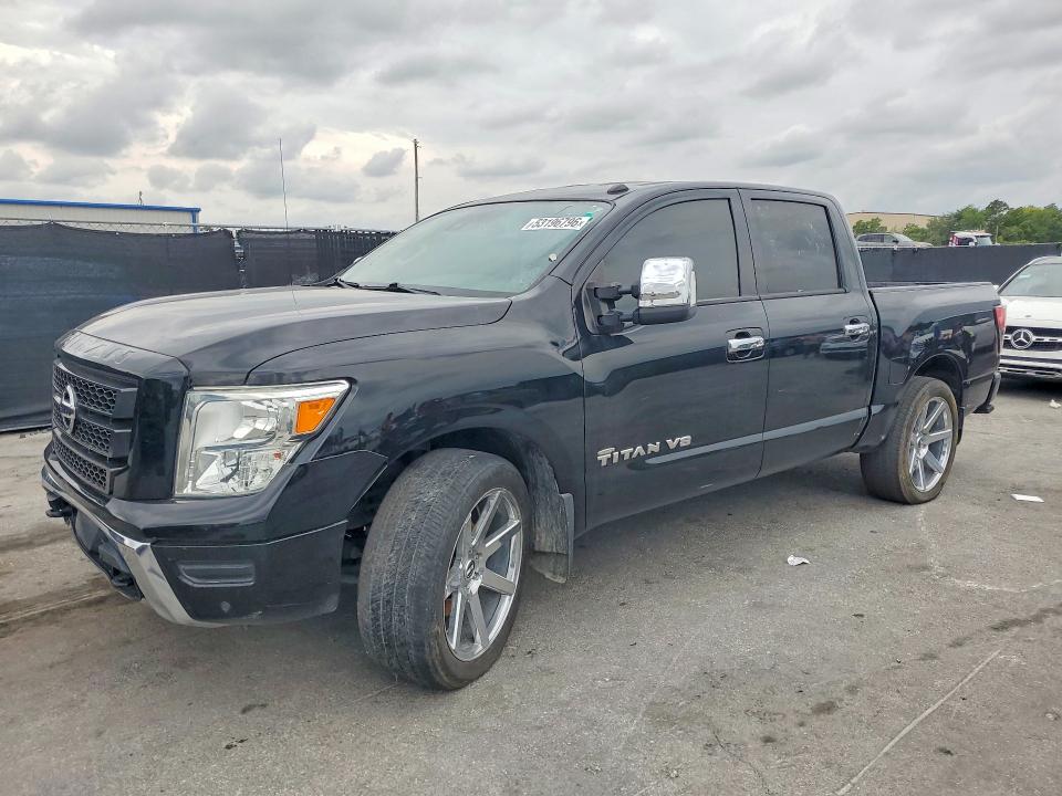 53196796 :رقم المزاد ، 1N6AA1EFXLN504144 vin ، 2020 Nissan Titan مزاد بيع