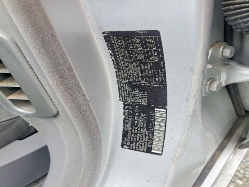 52678316 :رقم المزاد ، WBAGN63473DS45132 vin ، 2003 Bmw 745 مزاد بيع