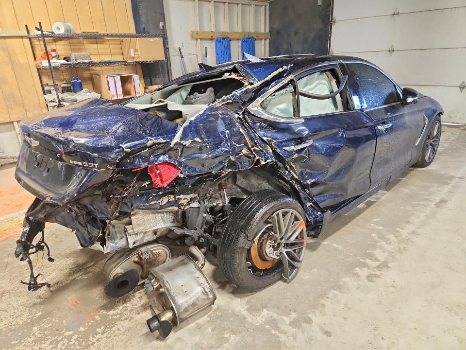 2019 Genesis G70 მანქანა იყიდება აუქციონზე, vin: KMTG74LE1KU027004, აუქციონის ნომერი: 52409806