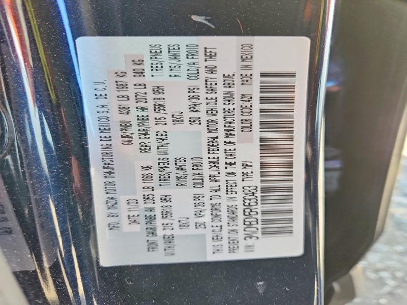 53469746 :رقم المزاد ، 3MVDMBDM6RM630483 vin ، 2024 Mazda Cx-30 مزاد بيع