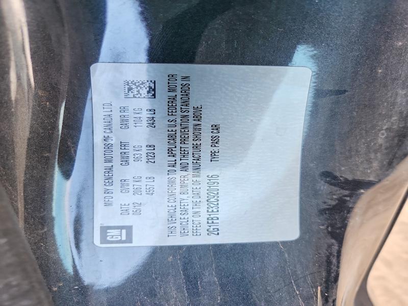 Aukcja sprzedaży 2012 Chevrolet Camaro, vin: 2G1FB1E32C9201916, numer aukcji: 55411796