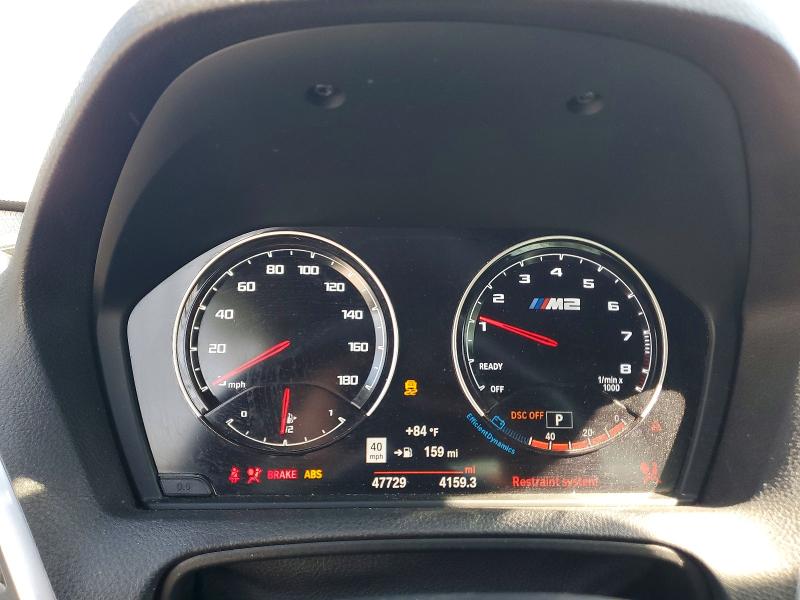 2020 Bmw M2 მანქანა იყიდება აუქციონზე, vin: WBS2U7C02L7E11392, აუქციონის ნომერი: 52240276