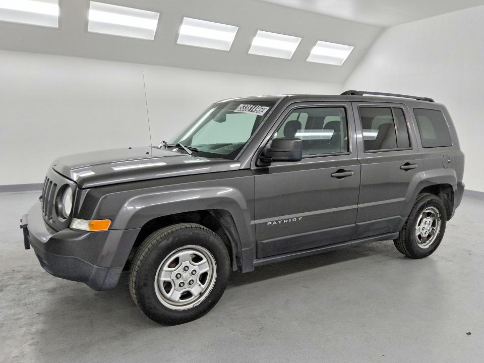 2016 Jeep Patriot მანქანა იყიდება აუქციონზე, vin: 1C4NJPBA5GD664850, აუქციონის ნომერი: 53381496