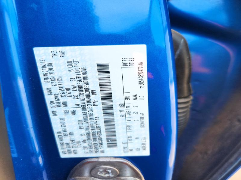 Продажа на аукционе авто 2020 Ford Escape, vin: 1FMCU0F6XLUB77113, номер лота: 52573016