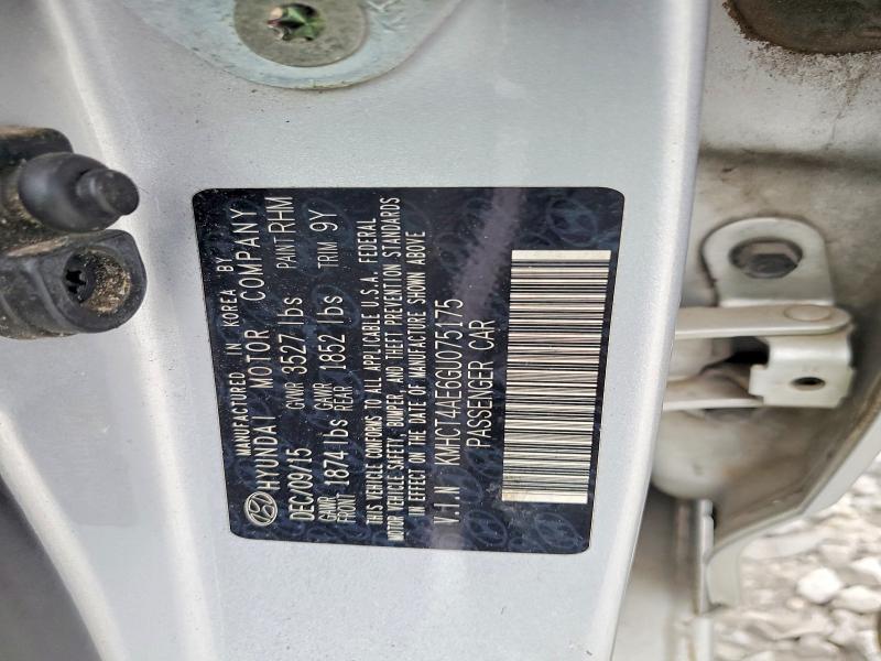 53223626 :رقم المزاد ، KMHCT4AE6GU075175 vin ، 2016 Hyundai Accent مزاد بيع