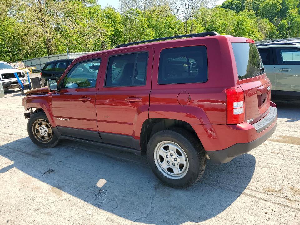 2016 Jeep Patriot მანქანა იყიდება აუქციონზე, vin: 1C4NJPBA8GD744367, აუქციონის ნომერი: 53989386