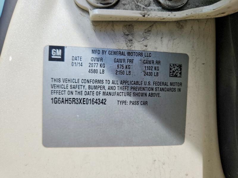 Продажа на аукционе авто 2014 Cadillac Ats, vin: 1G6AH5R3XE0164342, номер лота: 53363286