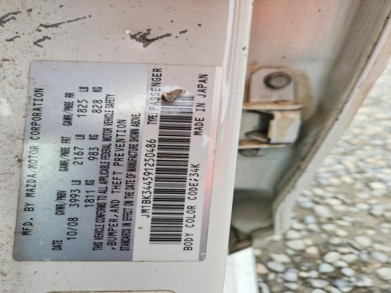 Aukcja sprzedaży 2009 Mazda 3, vin: JM1BK344591250486, numer aukcji: 54701126