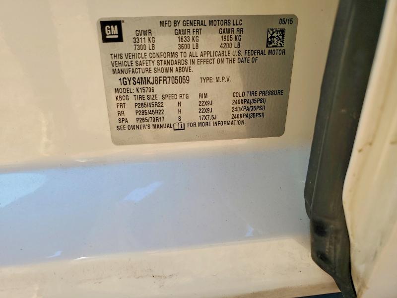 Продажа на аукционе авто 2015 Cadillac Escalade, vin: 1GYS4MKJ8FR705069, номер лота: 53113556