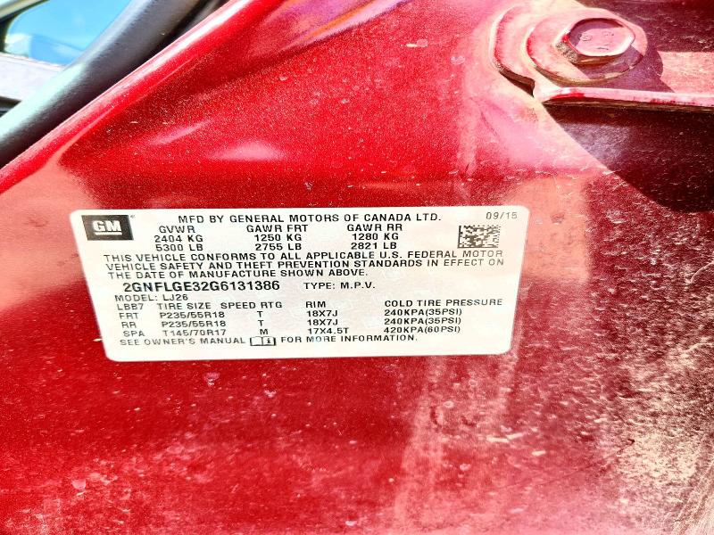 Продаж на аукціоні авто 2016 Chevrolet Equinox, vin: 2GNFLGE32G6131386, номер лоту: 52180256