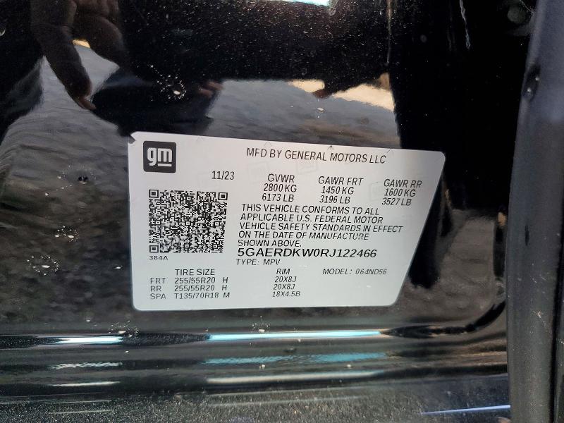 Продажа на аукционе авто 2024 Buick Enclave, vin: 5GAERDKW0RJ122466, номер лота: 53518686