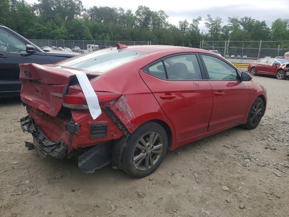 54187346 :رقم المزاد ، 5NPD84LF1JH344104 vin ، 2018 Hyundai Elantra مزاد بيع
