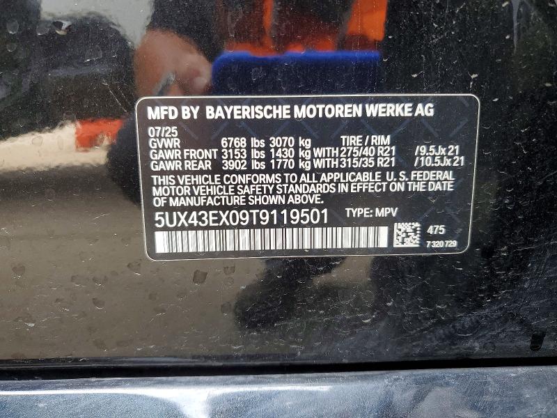Продажа на аукционе авто 2026 Bmw X6, vin: 5UX43EX09T9119501, номер лота: 54000486