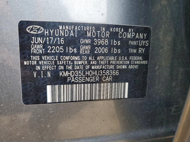 Aukcja sprzedaży 2017 Hyundai Elantra Gt, vin: KMHD35LH0HU358366, numer aukcji: 52778396