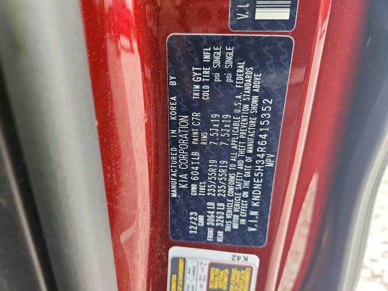 Продаж на аукціоні авто 2024 Kia Carnival, vin: KNDNE5H34R6415352, номер лоту: 54458476