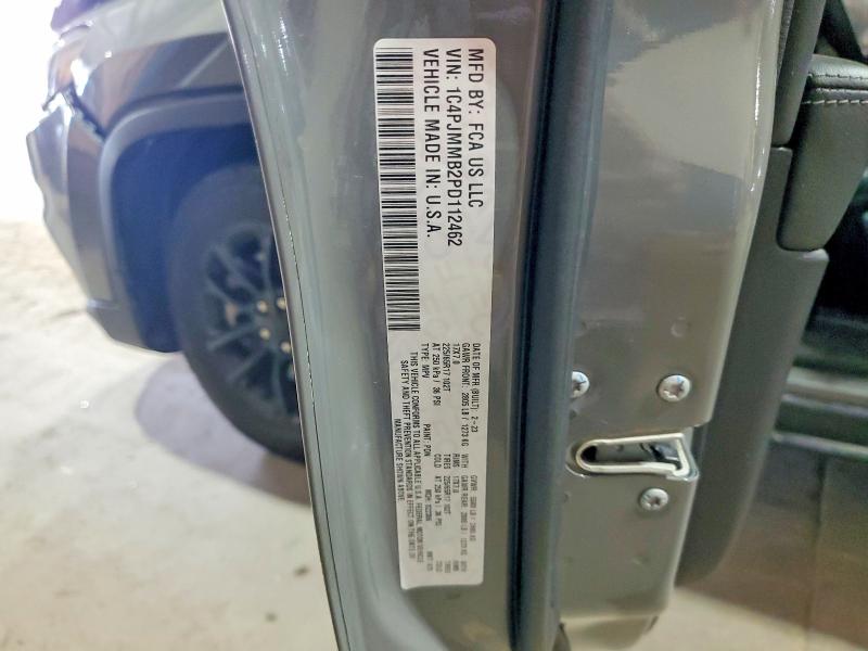 53520236 :رقم المزاد ، 1C4PJMMB2PD112462 vin ، 2023 Jeep Cherokee مزاد بيع
