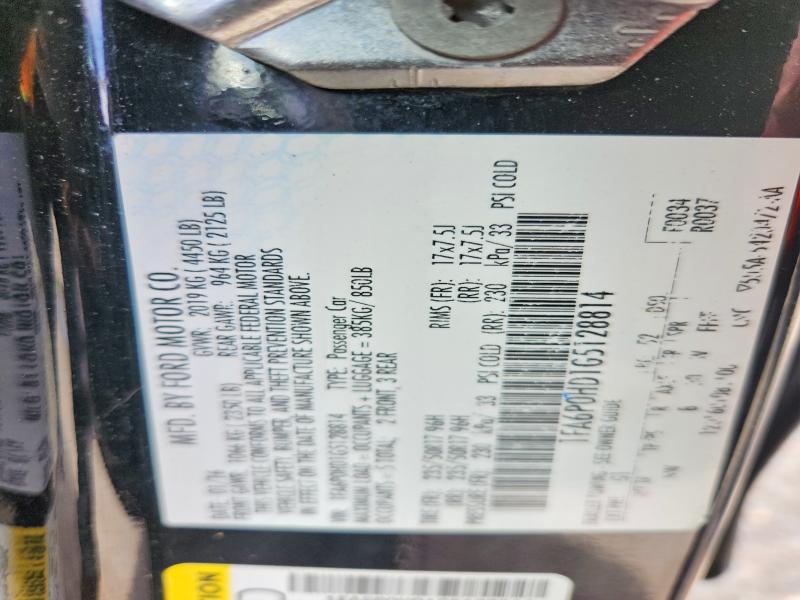 Aukcja sprzedaży 2016 Ford Fusion, vin: 1FA6P0HD1G5128814, numer aukcji: 54837246
