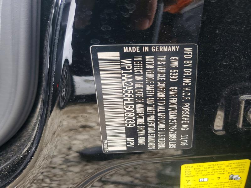 55406766 :رقم المزاد ، WP1AA2A56HLB08039 vin ، 2017 Porsche Macan مزاد بيع