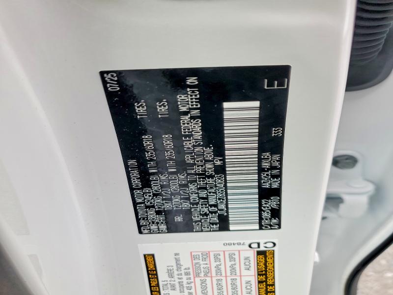 52898356 :رقم المزاد ، JTJAKCEZ8S5040823 vin ، 2025 Lexus Nx 350h مزاد بيع