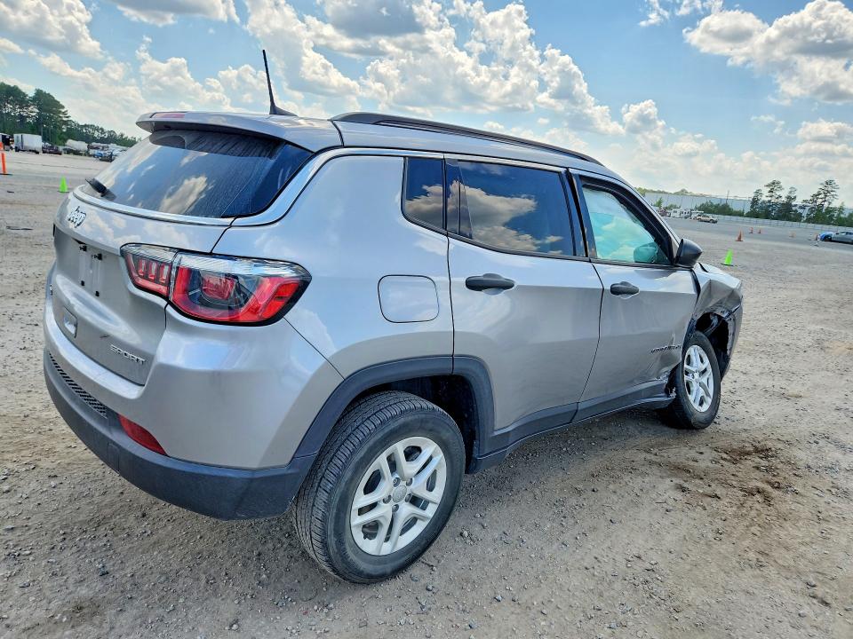 2019 Jeep Compass მანქანა იყიდება აუქციონზე, vin: 3C4NJDAB4KT598738, აუქციონის ნომერი: 54182596