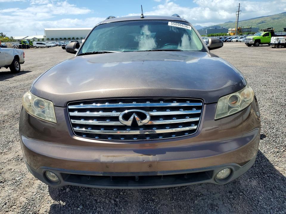 55096636 :رقم المزاد ، JNRAS08U54X108410 vin ، 2004 Infiniti Fx35 مزاد بيع