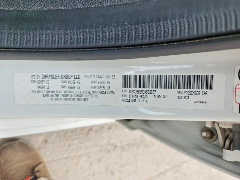 Aukcja sprzedaży 2013 Chrysler 200, vin: 1C3CCBBB9DN583857, numer aukcji: 54760376