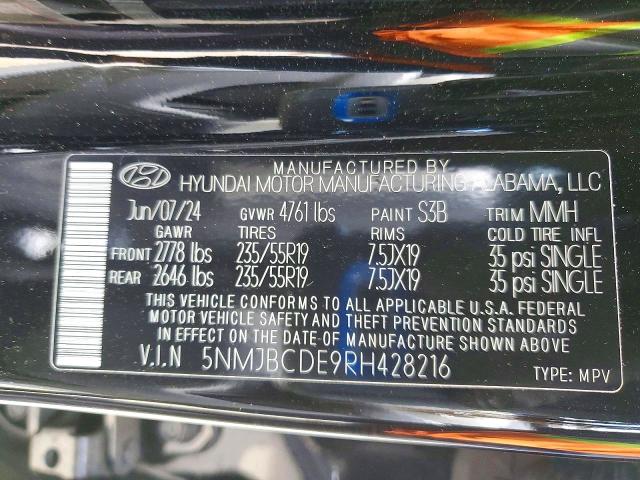 Продаж на аукціоні авто 2024 Hyundai Tucson, vin: 5NMJBCDE9RH428216, номер лоту: 53711206