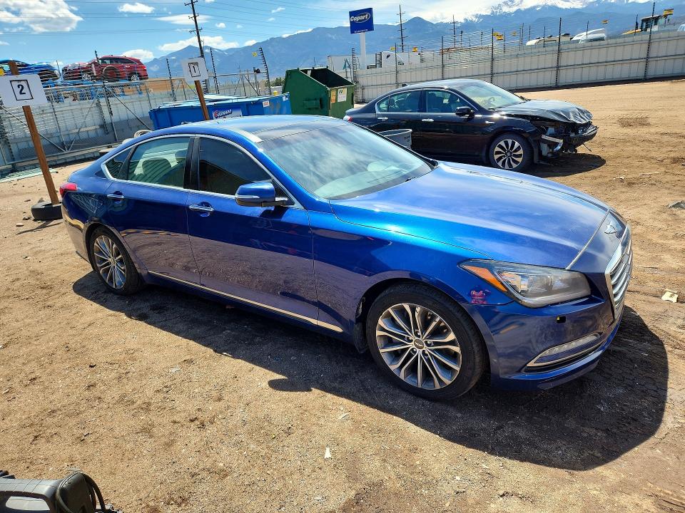 52560206 :رقم المزاد ، KMHGN4JE2GU127963 vin ، 2016 Hyundai Gens 3.8l/4.6l مزاد بيع