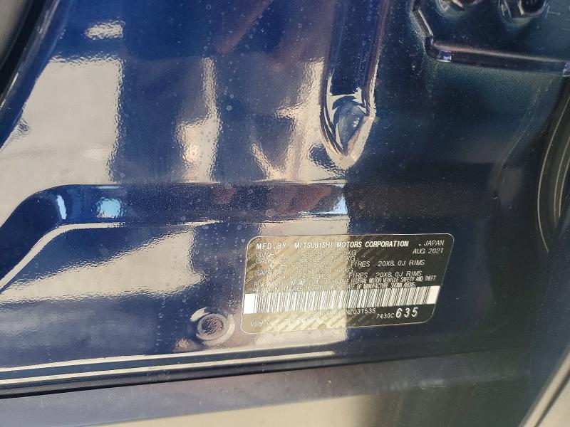 Aukcja sprzedaży 2022 Mitsubishi Outlander, vin: JA4J4UA83NZ031535, numer aukcji: 53119066