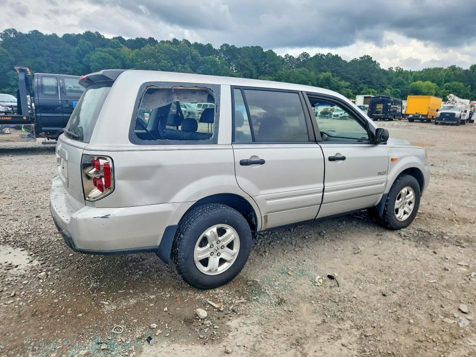 2007 Honda Pilot მანქანა იყიდება აუქციონზე, vin: 5FNYF281X7B046666, აუქციონის ნომერი: 54947416