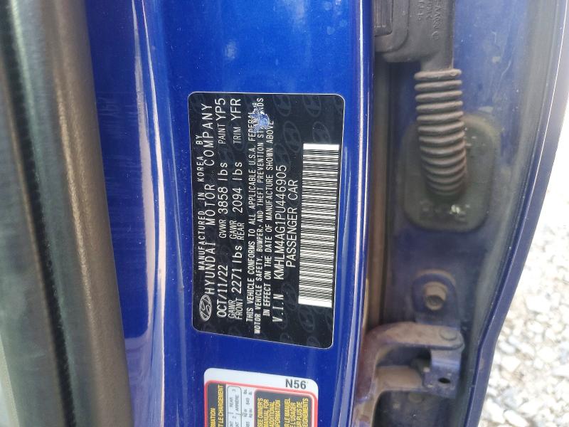 Продаж на аукціоні авто 2023 Hyundai Elantra, vin: KMHLM4AG1PU446905, номер лоту: 52469846