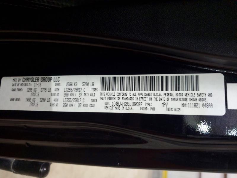 Aukcja sprzedaży 2014 Jeep Wrangler Unlimited, vin: 1C4BJWFG9EL180307, numer aukcji: 52693266