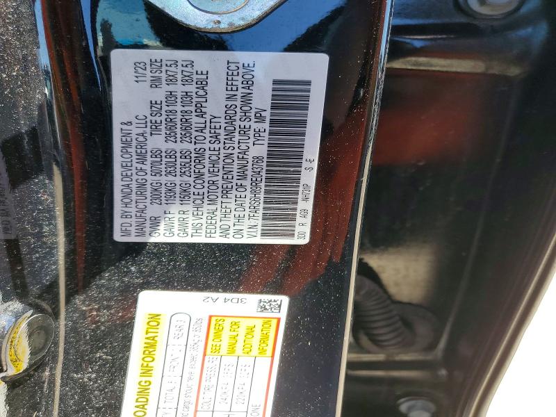 Продажа на аукционе авто 2024 Honda Cr-v, vin: 7FARS6H89RE043768, номер лота: 52712616