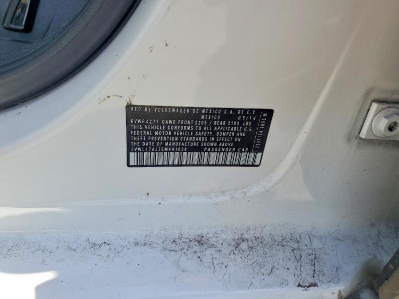 Aukcja sprzedaży 2014 Volkswagen Jetta, vin: 3VWL17AJ7EM441636, numer aukcji: 53379236