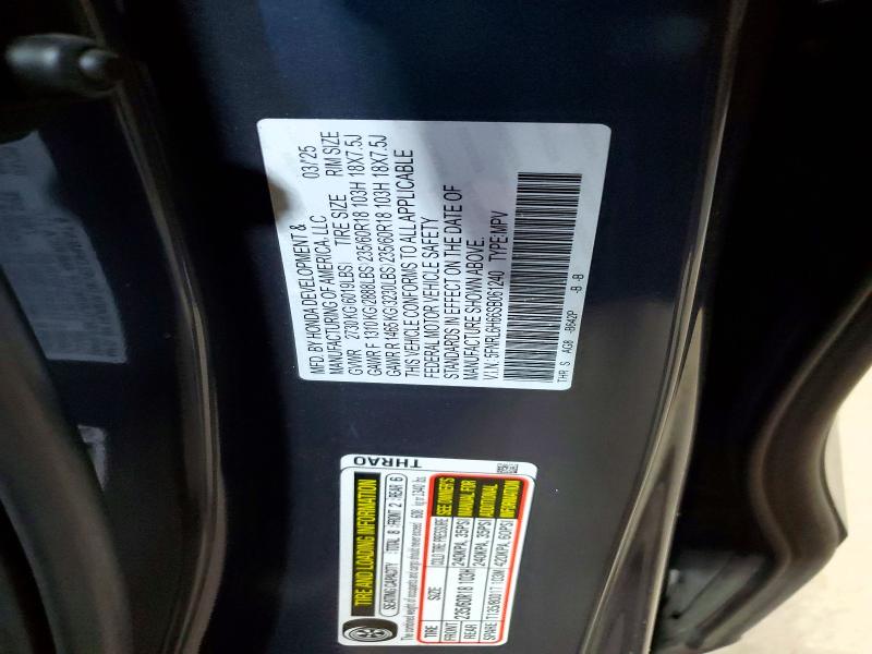 Продажа на аукционе авто 2025 Honda Odyssey, vin: 5FNRL6H66SB061240, номер лота: 55189626