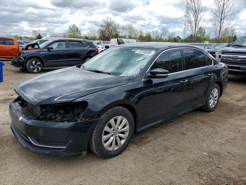 53158306 :رقم المزاد ، 1VWAS7A39EC110967 vin ، 2014 Volkswagen Passat مزاد بيع