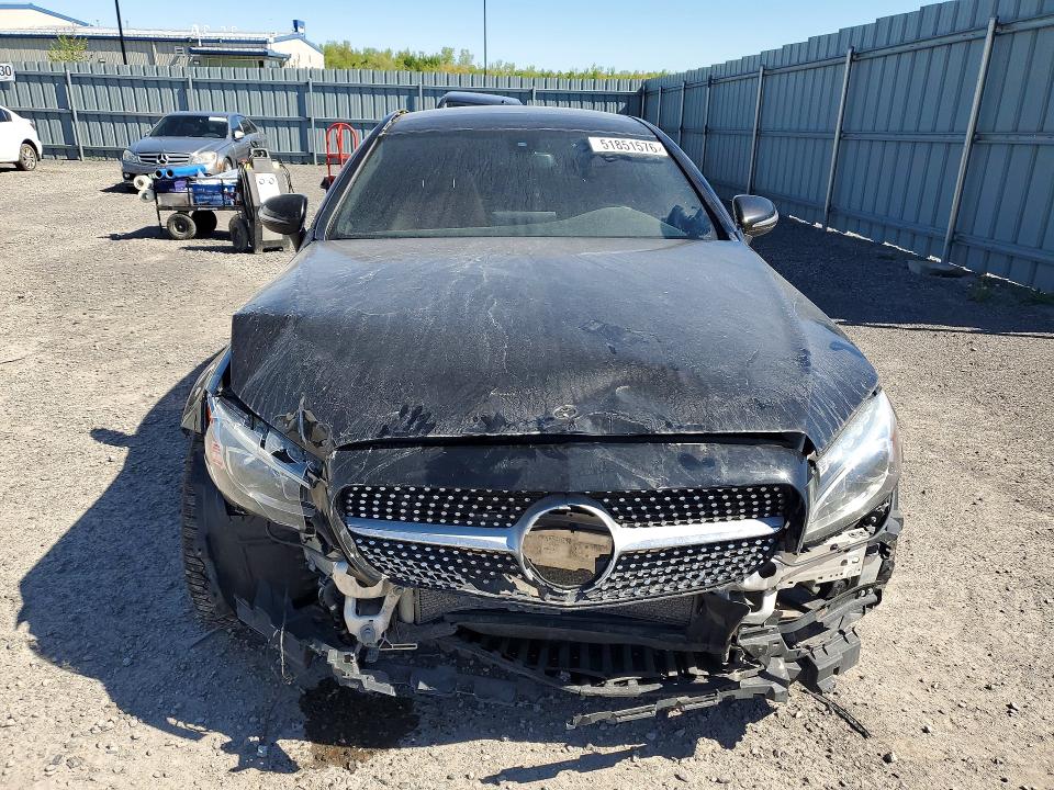 2018 Mercedes-benz C მანქანა იყიდება აუქციონზე, vin: WDDWJ4KB5JF620005, აუქციონის ნომერი: 51851576