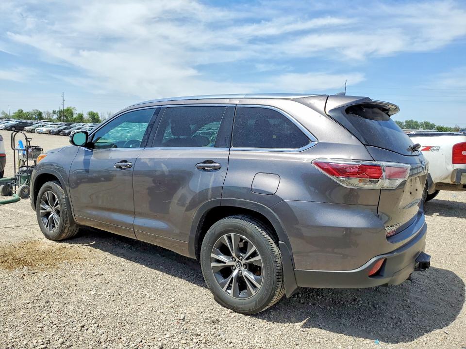 Aukcja sprzedaży 2016 Toyota Highlander, vin: 5TDJKRFH9GS506210, numer aukcji: 52904246