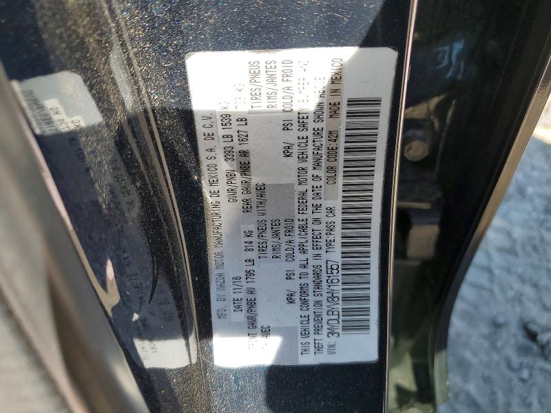 2017 Toyota Yaris Ia მანქანა იყიდება აუქციონზე, vin: 3MYDLBYV8HY161557, აუქციონის ნომერი: 51628306