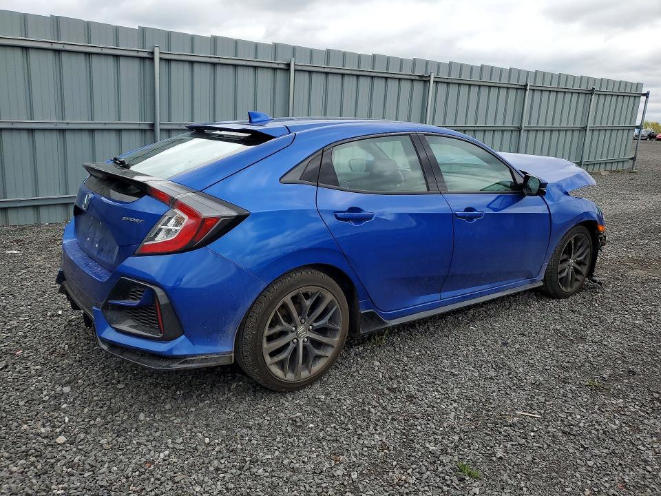 53586336 :رقم المزاد ، SHHFK7H46MU300622 vin ، 2021 Honda Civic مزاد بيع
