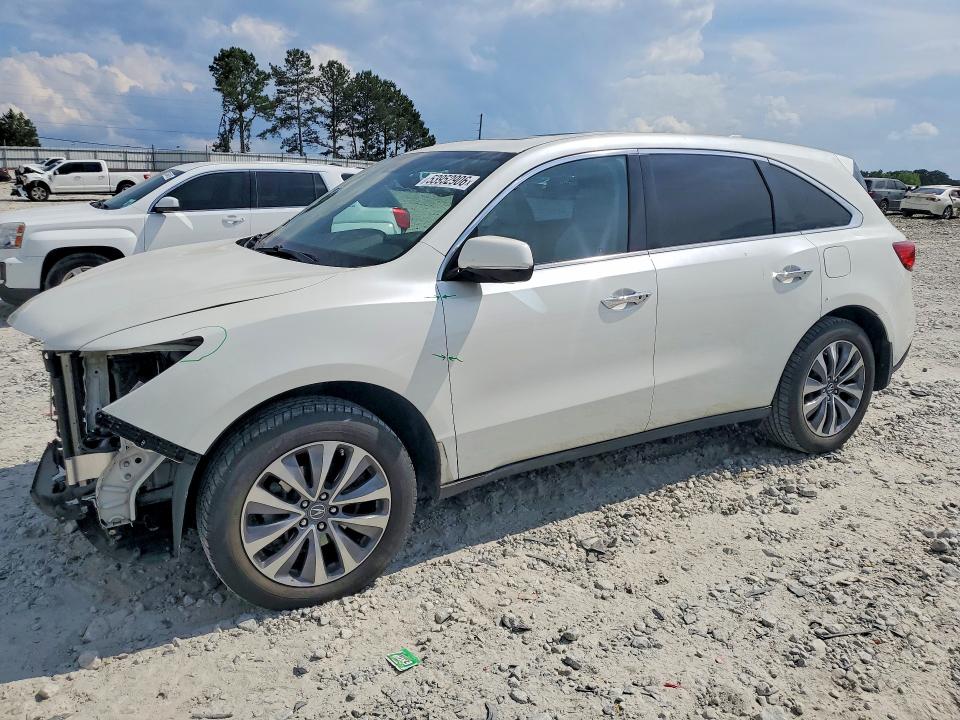 53952906 :رقم المزاد ، 5FRYD3H45GB001851 vin ، 2016 Acura Mdx مزاد بيع