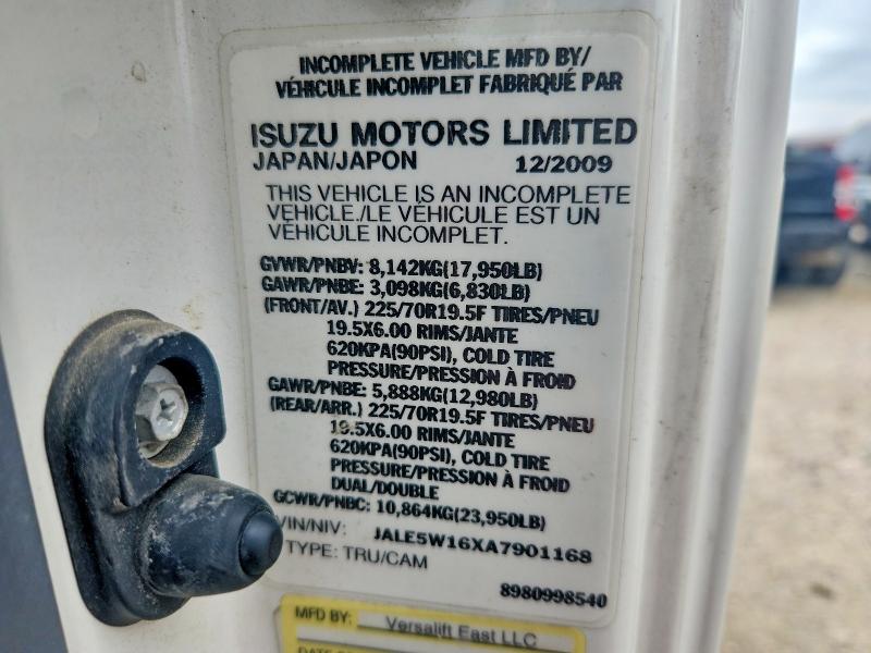 Продажа на аукционе авто 2010 Isuzu Nqr, vin: JALE5W16XA7901168, номер лота: 51911566