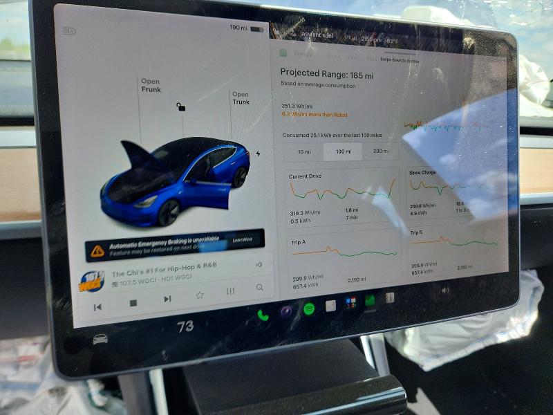 Продажа на аукционе авто 2018 Tesla Model 3, vin: 5YJ3E1EB9JF095191, номер лота: 54239306