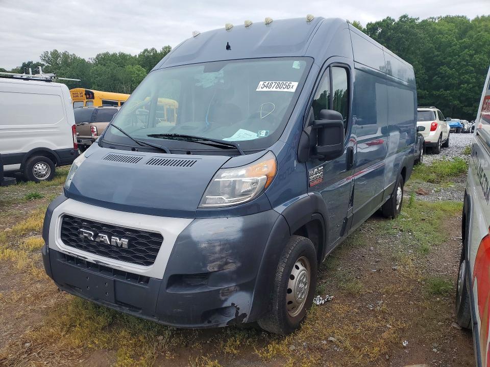 2020 Ram Promaster 3500 მანქანა იყიდება აუქციონზე, vin: 3C6URVJG1LE139962, აუქციონის ნომერი: 54878056