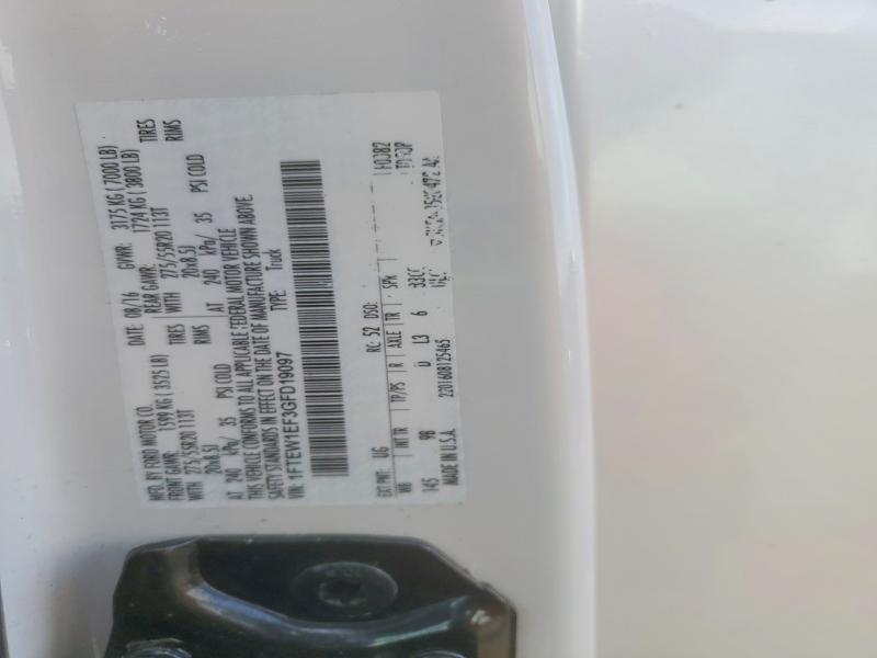 55203326 :رقم المزاد ، 1FTEW1EF3GFD19097 vin ، 2016 Ford F150 مزاد بيع