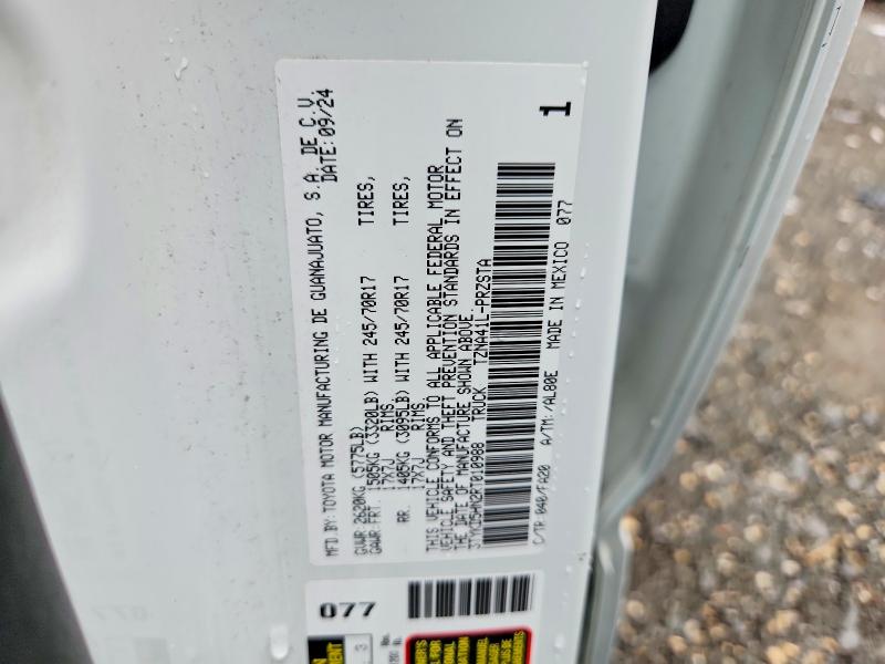 Продажа на аукционе авто 2024 Toyota Tacoma, vin: 3TYKD5HN2RT010988, номер лота: 54107166