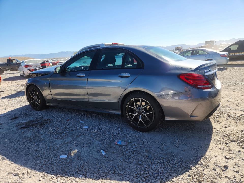 53748716 :رقم المزاد ، 55SWF6EB3HU199868 vin ، 2017 Mercedes-benz C مزاد بيع